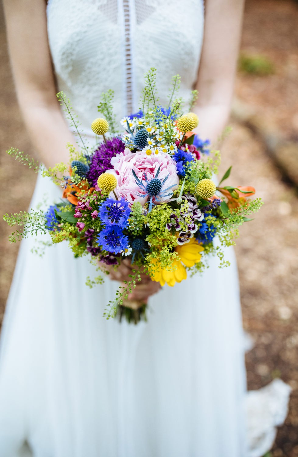 Single Peony Bouquet