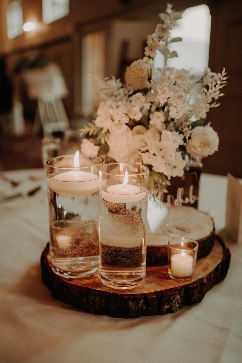 Floating Candle Centrepiece