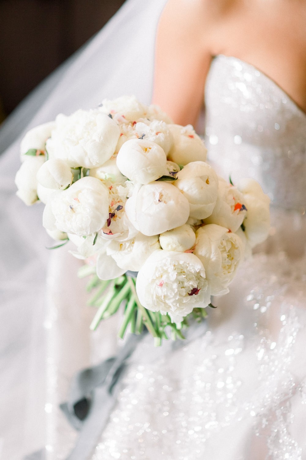 White Peony Bouquet