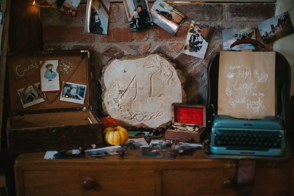 Folky Witchy & Magical Autumn Barn Wedding