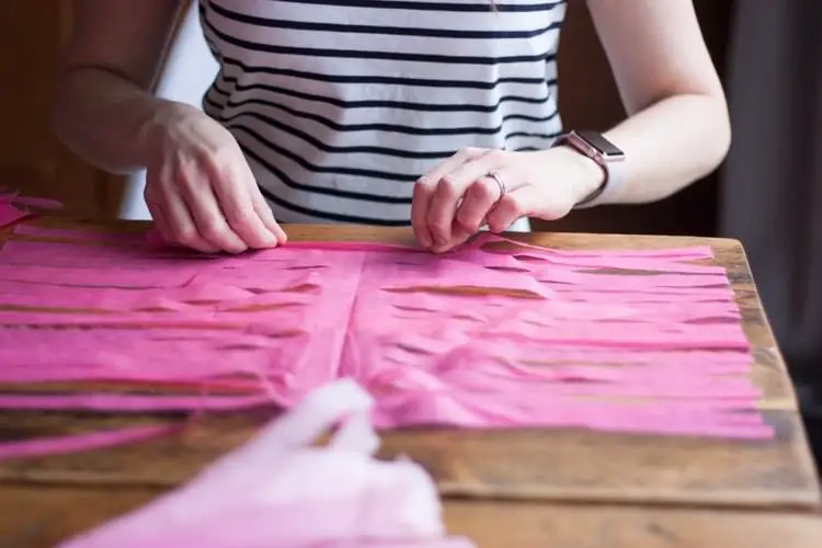 DIY Tissue Paper Balloon Tassels