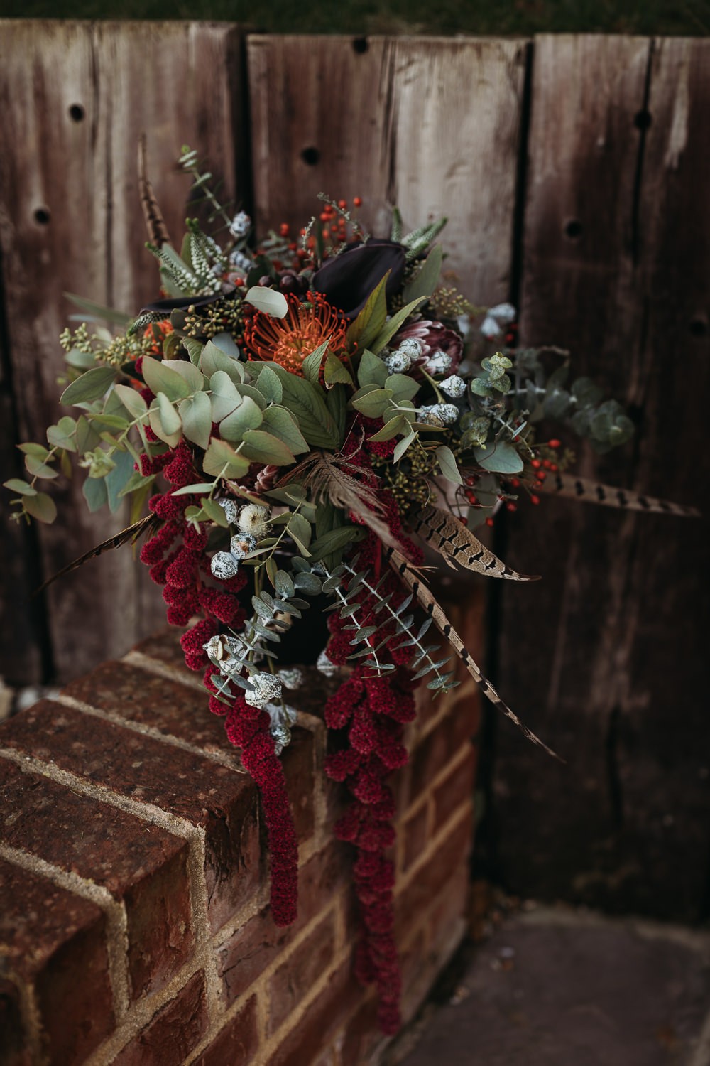 Dark & Moody Halloween Wedding Featuring Pumpkins & Smoke Bombs