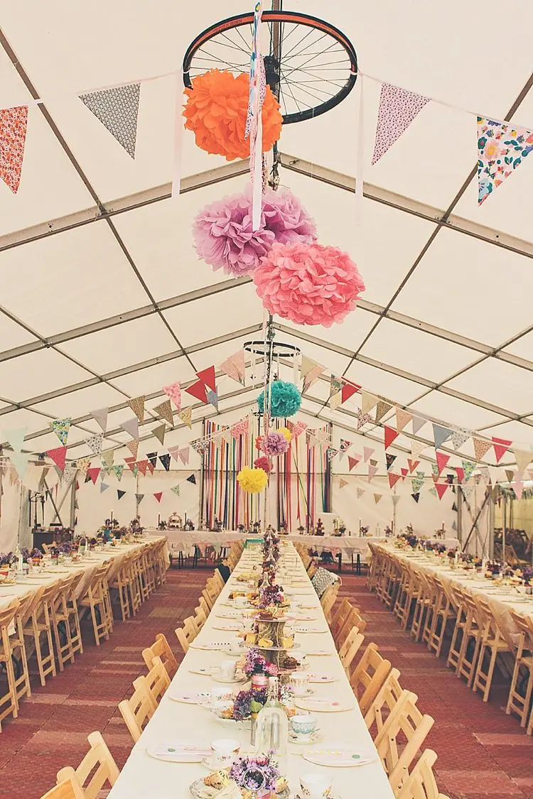 Bunting & Pom Poms