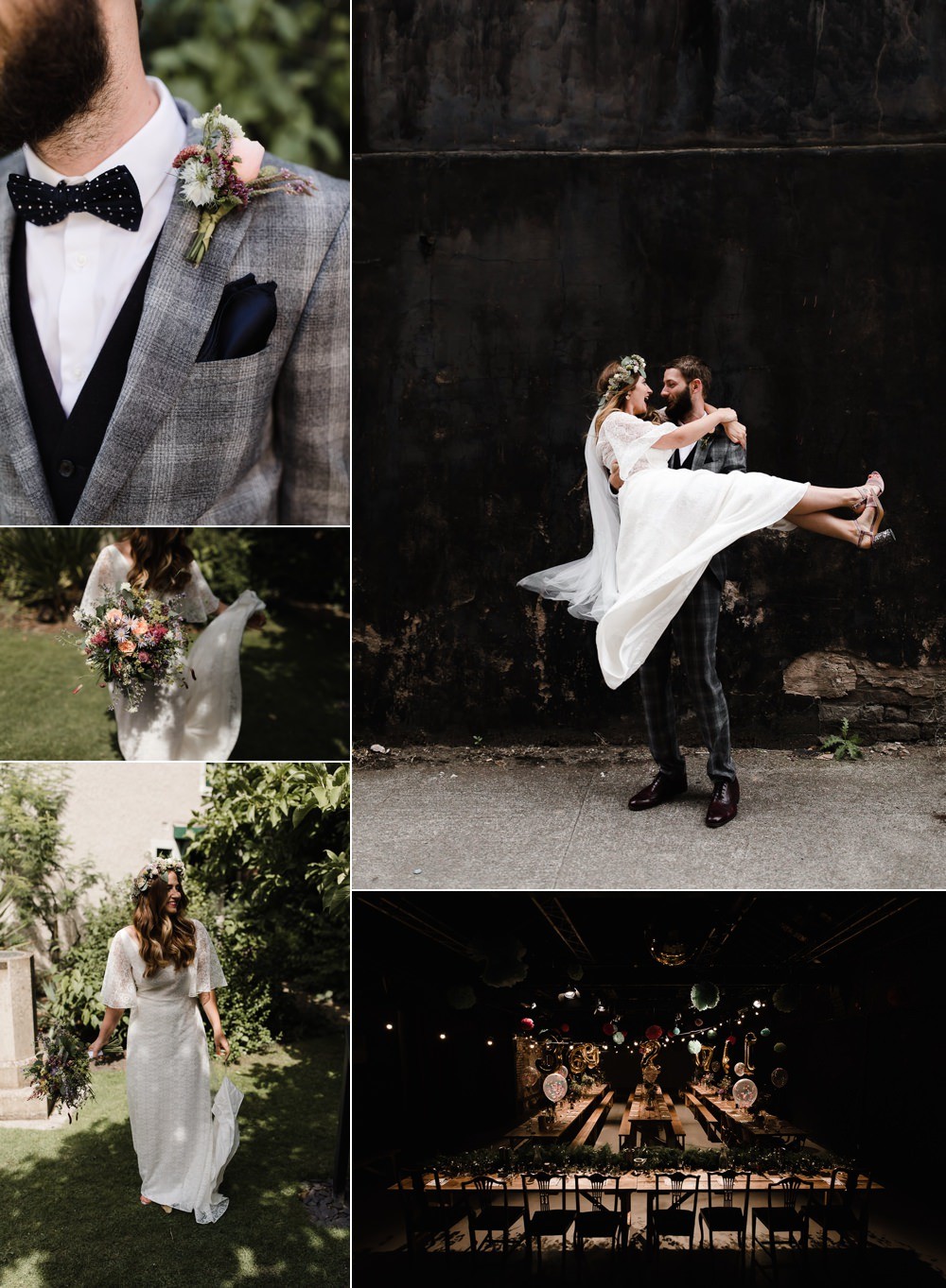 Industrial Vibe City Wedding