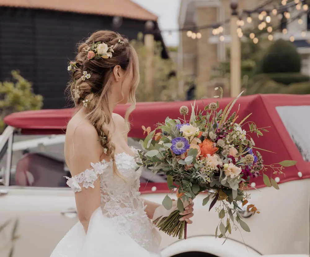 Braid & Flowers Ponytail