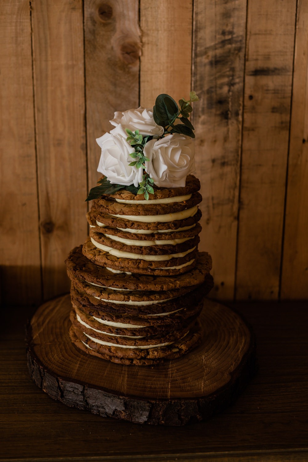 Boho Rustic Woodland Wedding with Pampas & Cookie Stack Cake