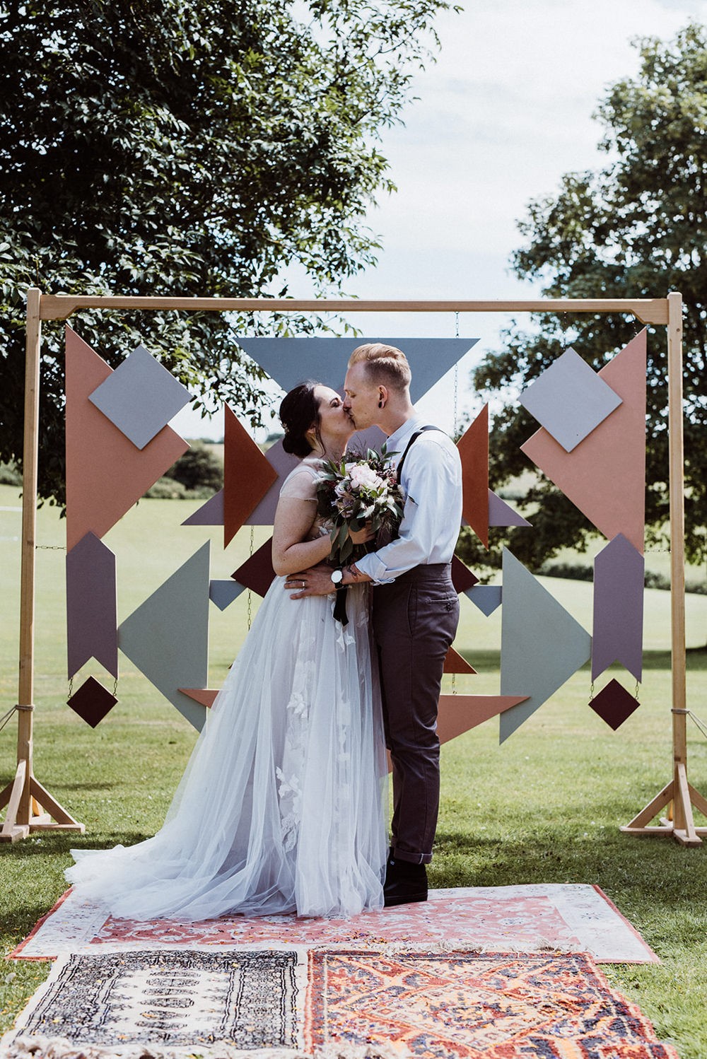 Geometric Wedding Arch