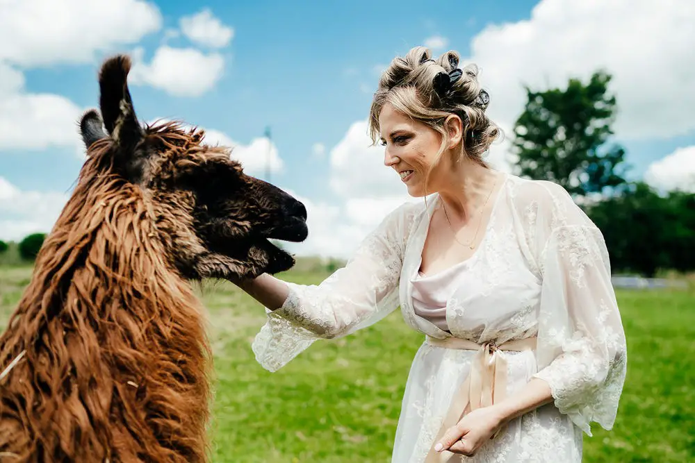 Colourful Country Boho Barn Wedding