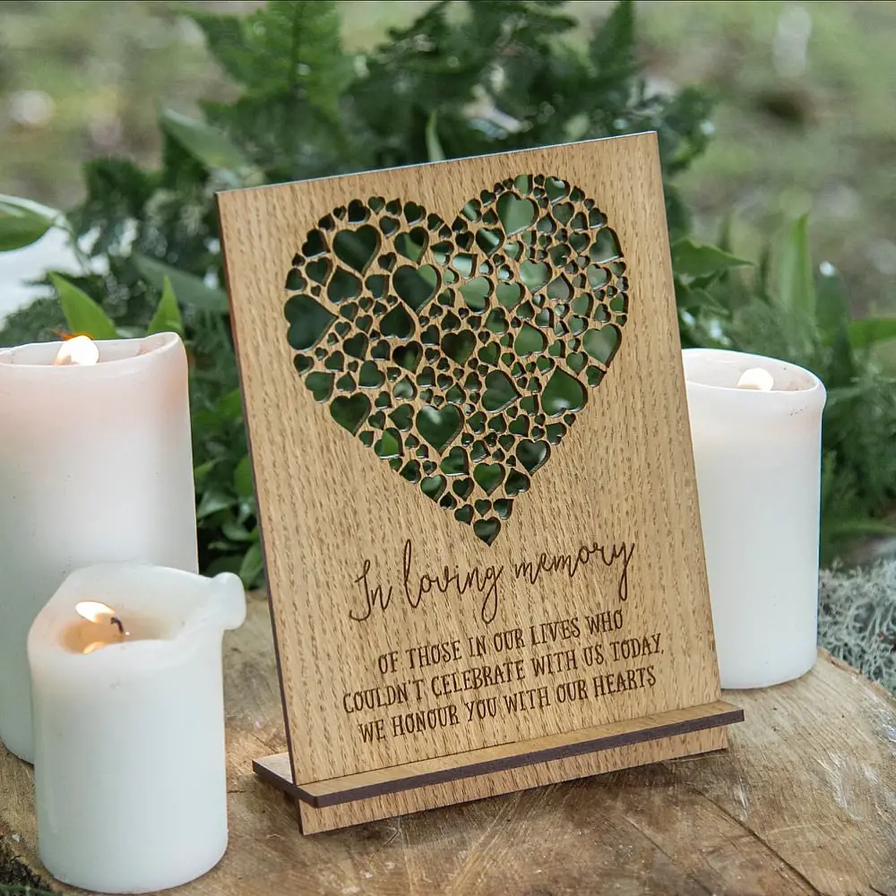 Wooden Heart Sign