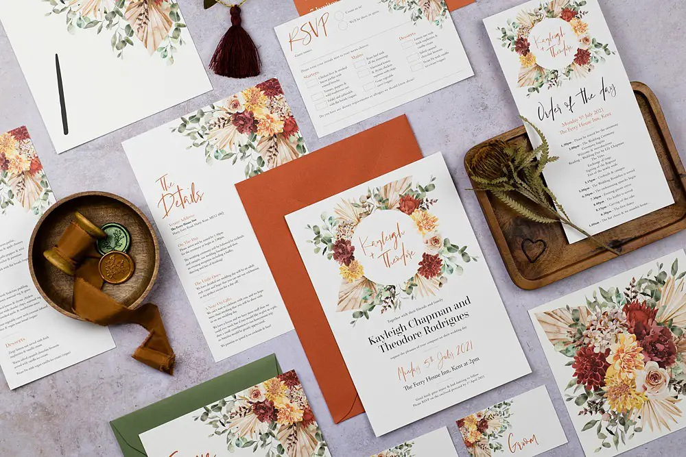 Wild Moon Wedding Stationery