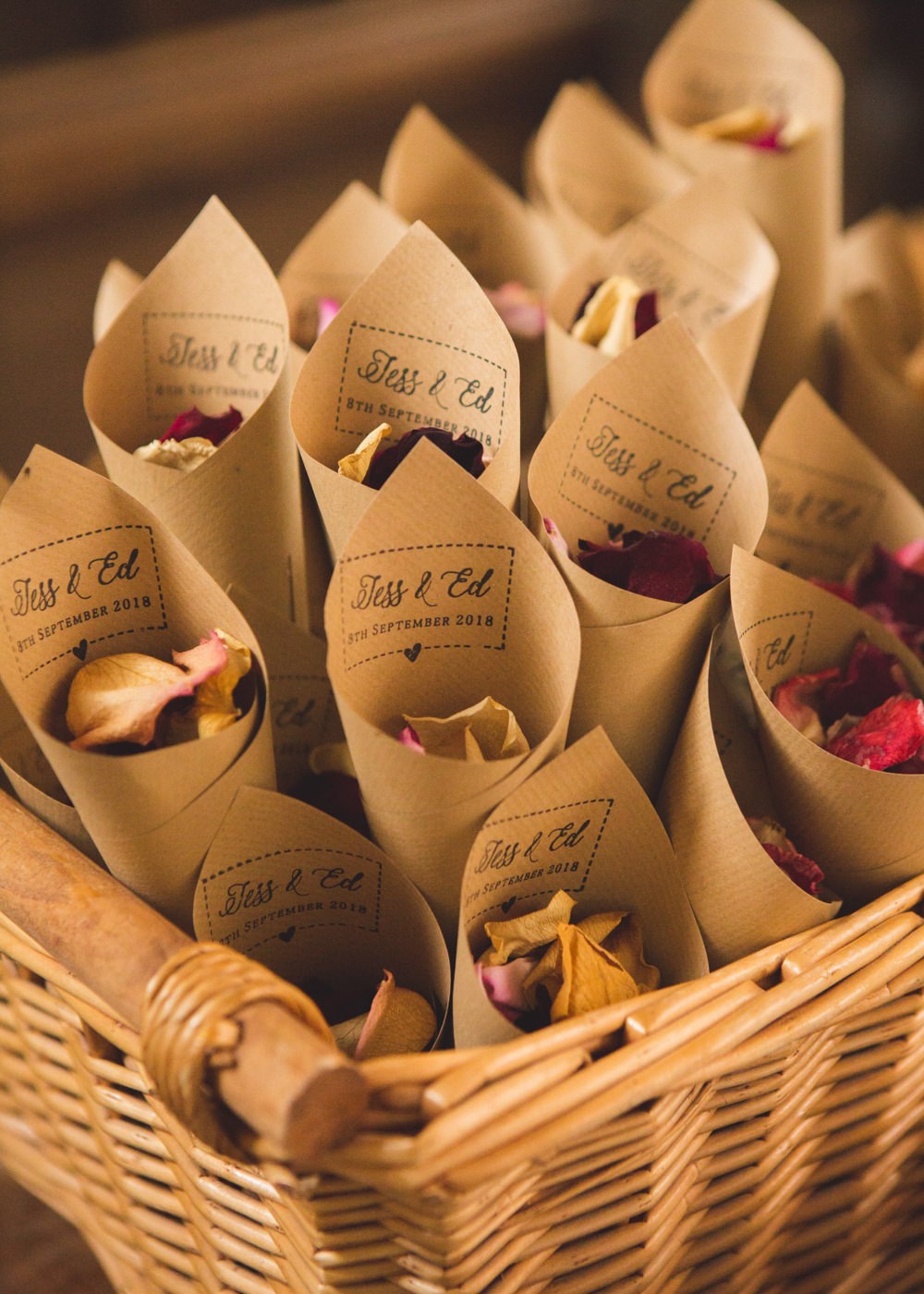 Enchanted Garden Wedding with a Pole Tent Marquee & Rustic Decor