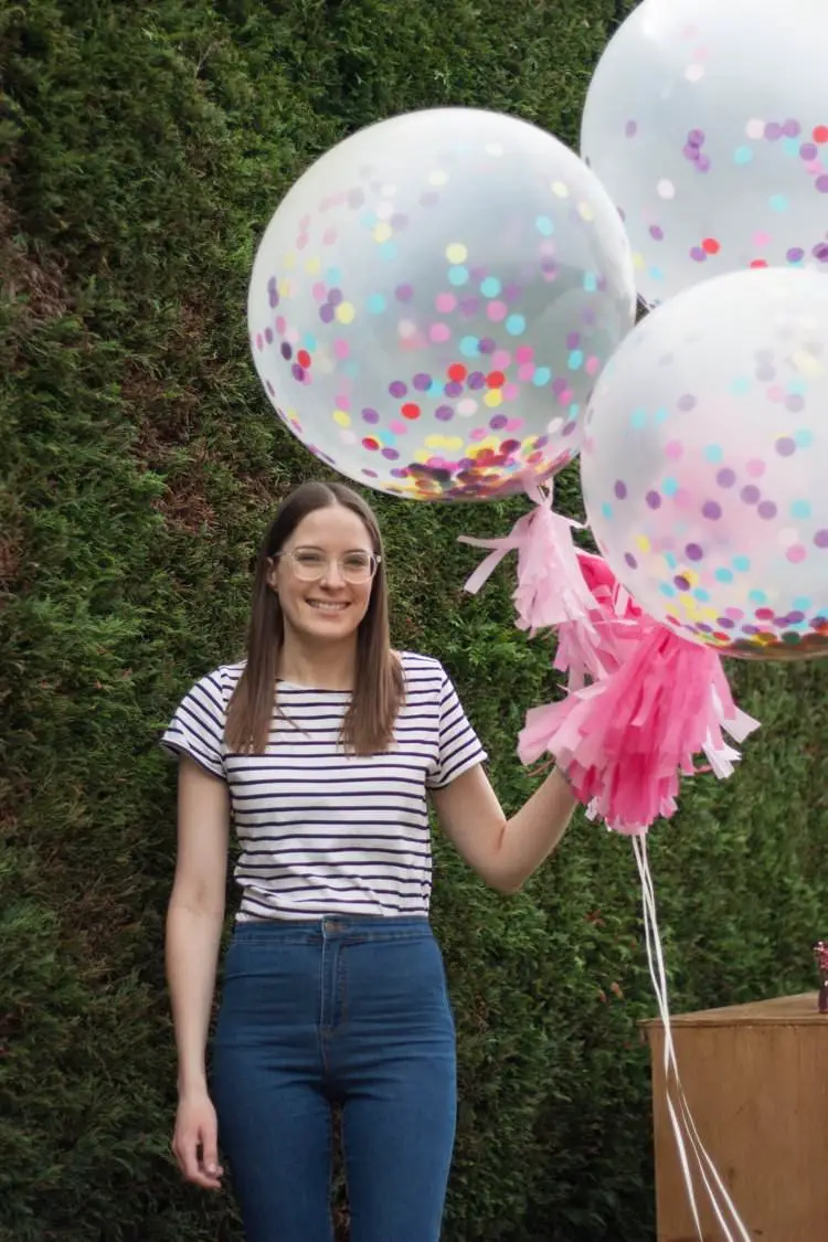 DIY Tissue Paper Balloon Tassels