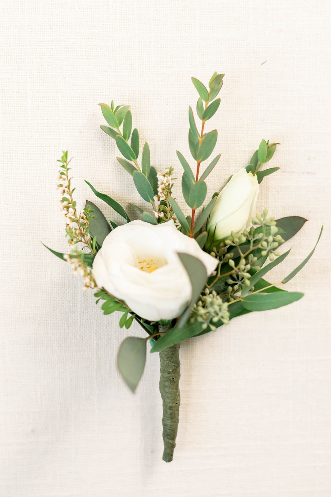 White Buttonhole Flowers