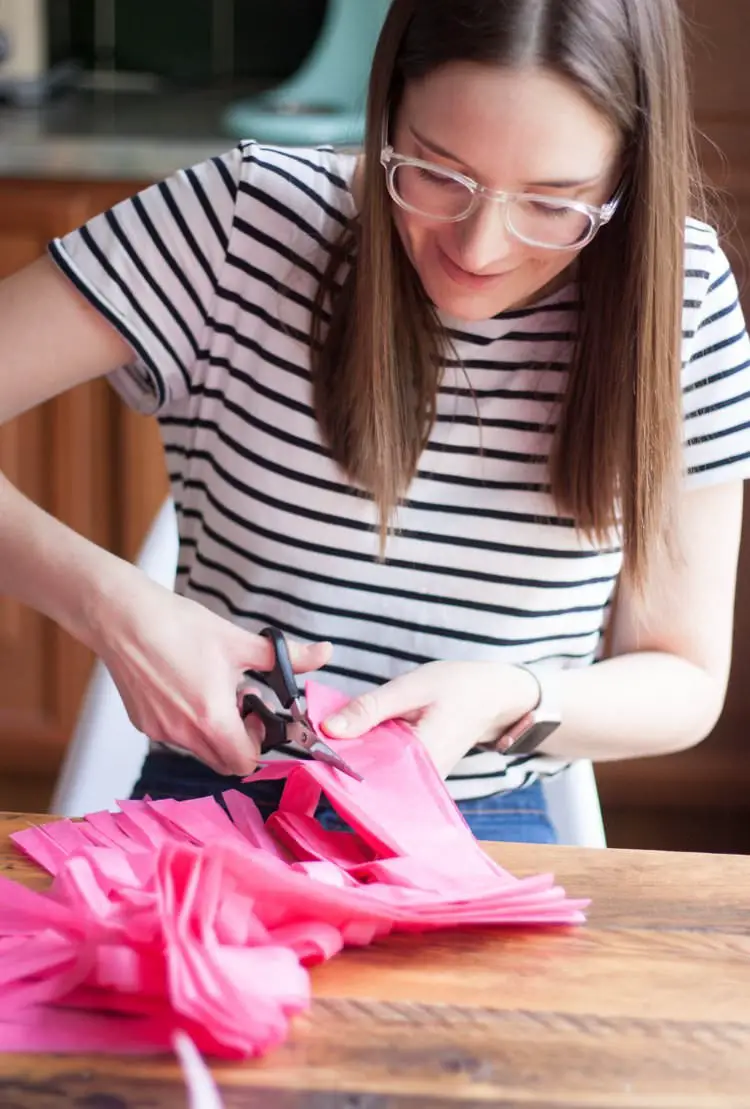 DIY Tissue Paper Balloon Tassels