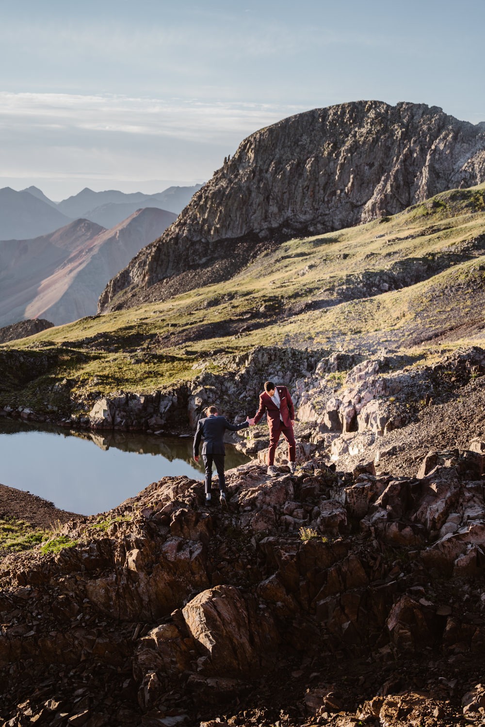 Epic Breathtaking & Adventurous Hiking Elopement In The Mountains