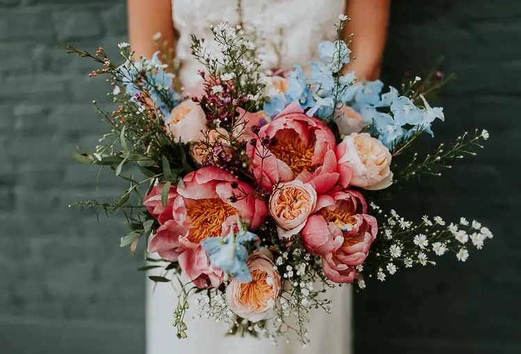 Pink & Blue Flowers