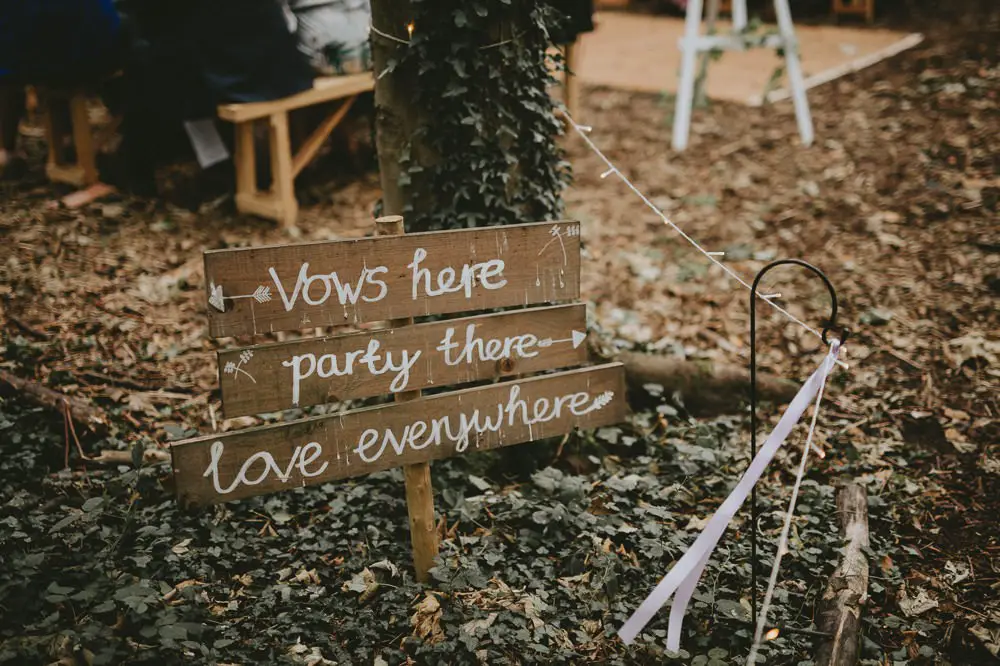 Enchanting & Magical Tipi Wedding in the Woodland