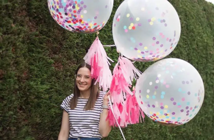 DIY Tissue Paper Balloon Tassels