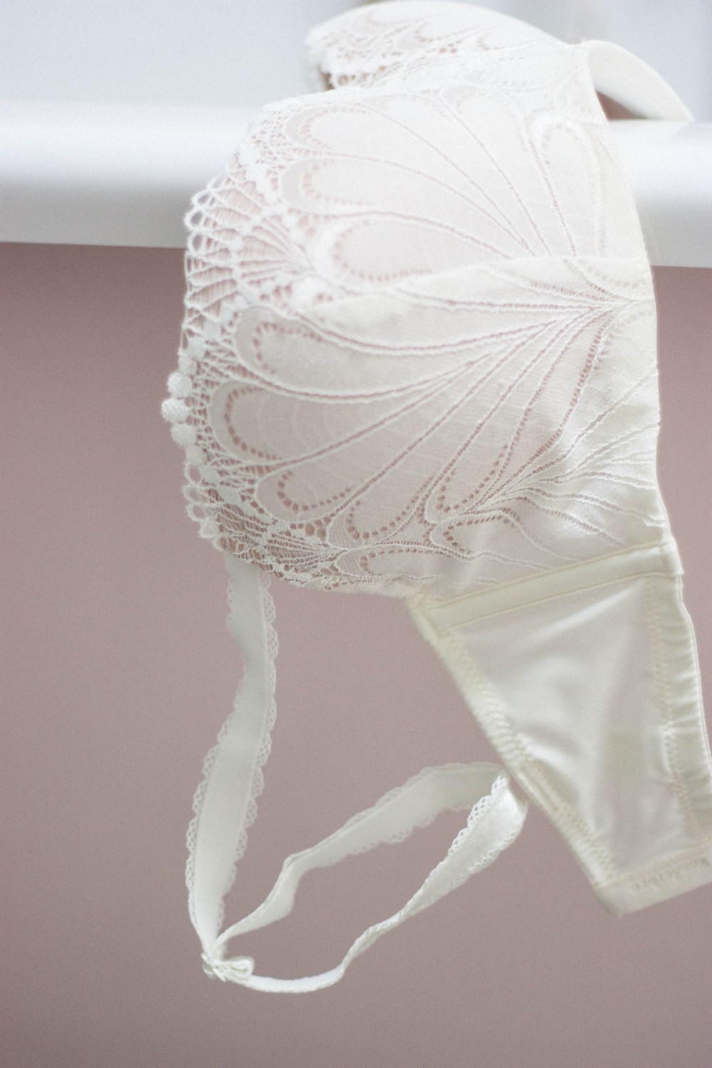 How did you pick your own lingerie for your wedding?