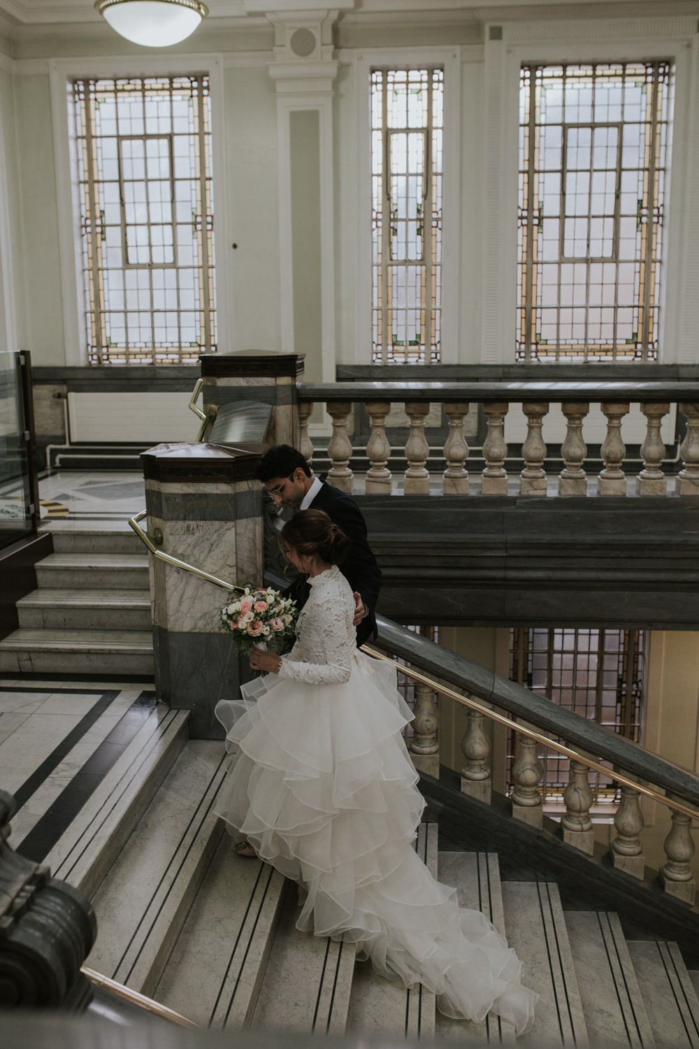 Stylish Modern & Elegant Civil Ceremony Wedding in London