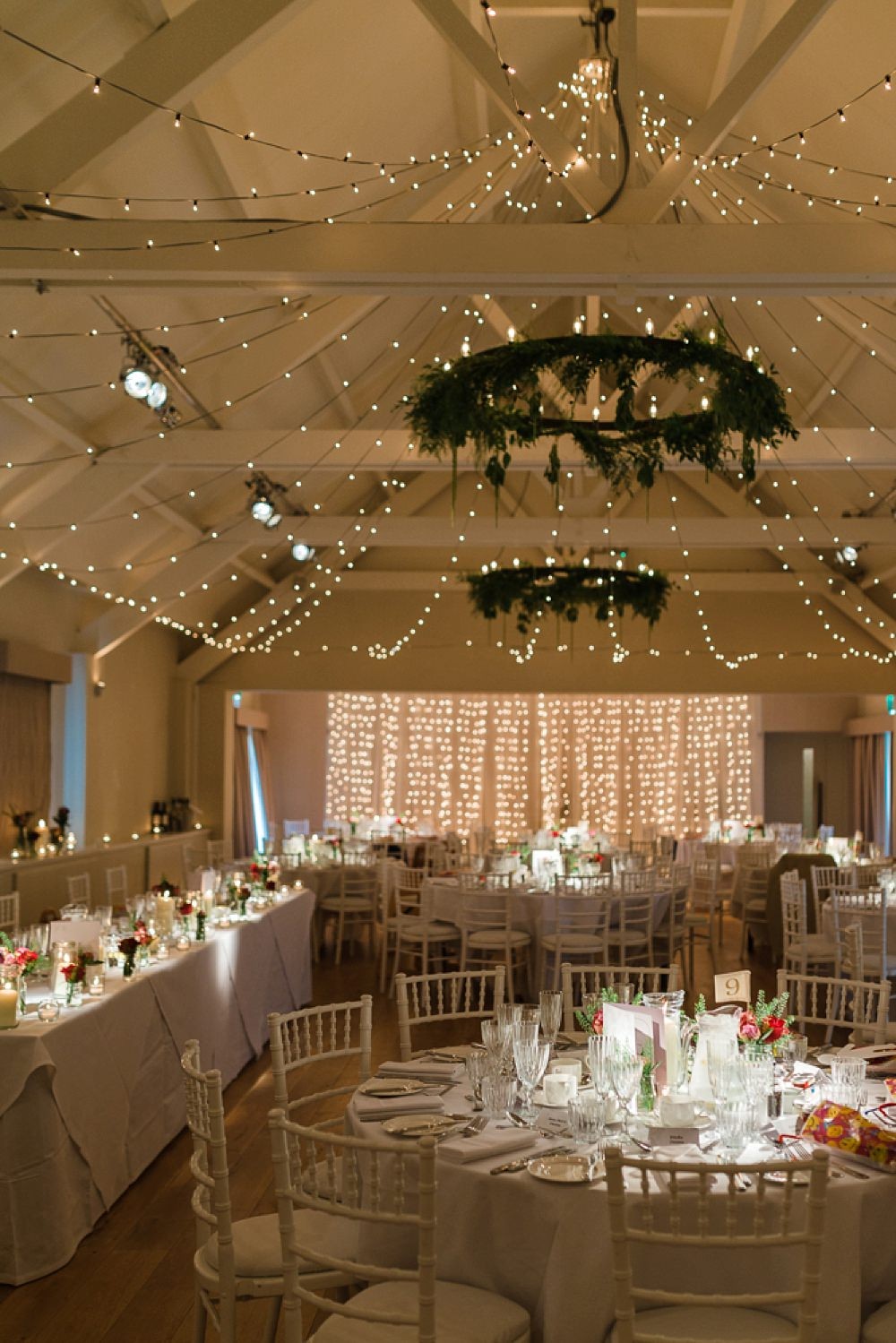 Greenery Hoops & Fairy Lights Indoors