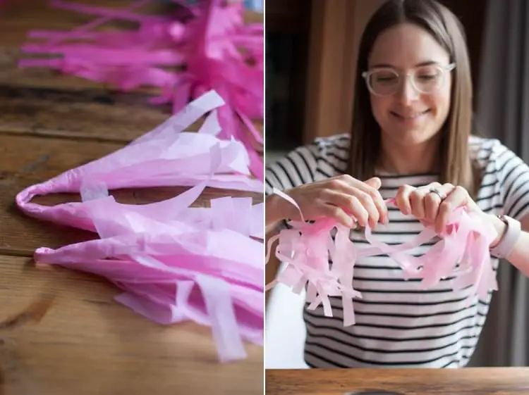 DIY Tissue Paper Balloon Tassels