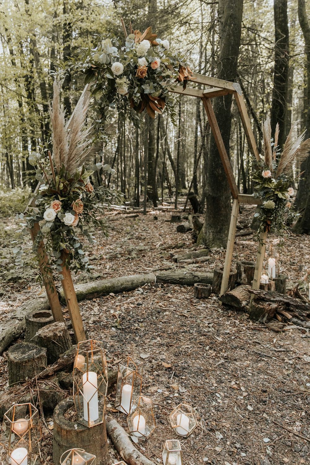 Hexagon Wedding Arch