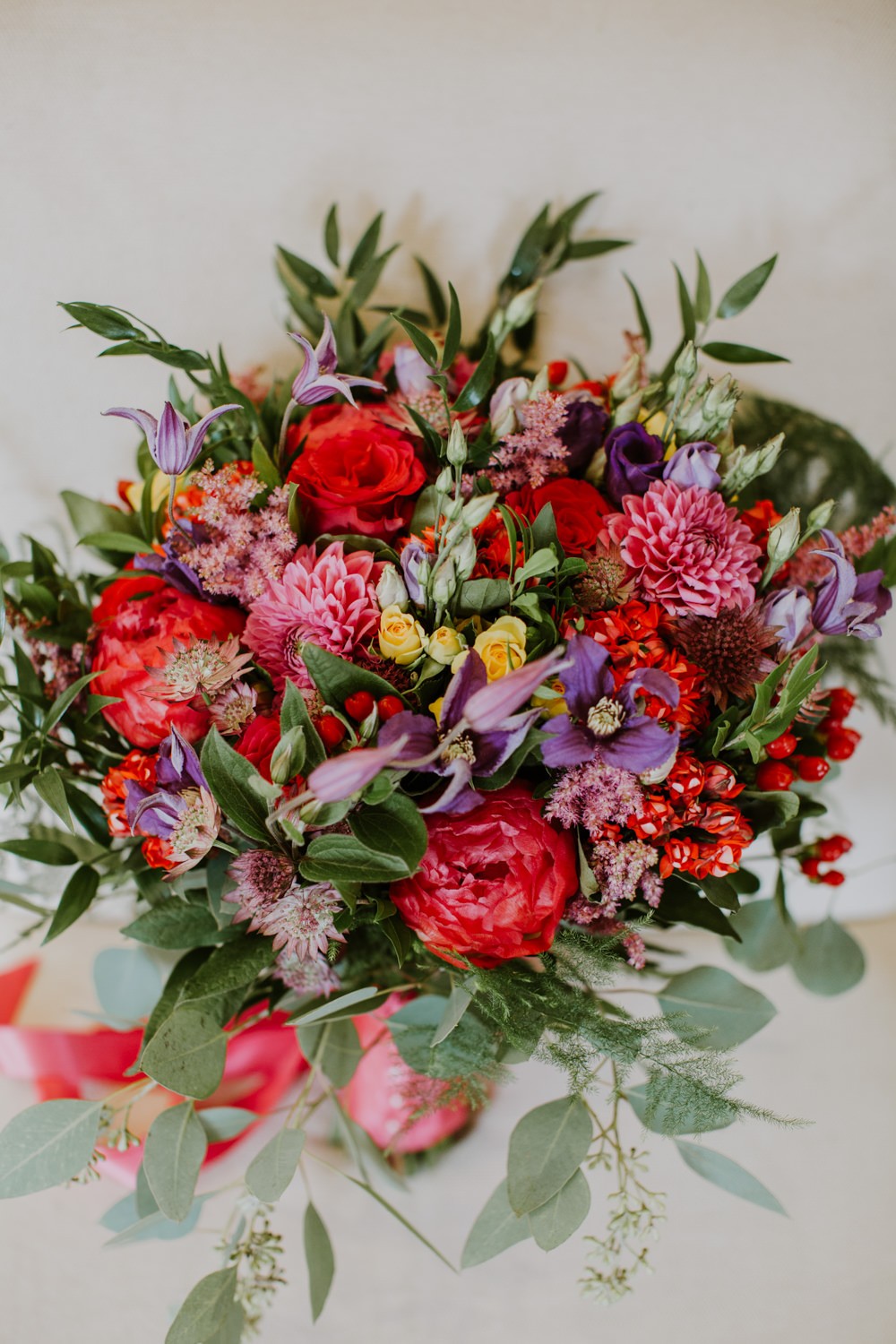 Colourful Raspberry & Coral Music Filled Wedding