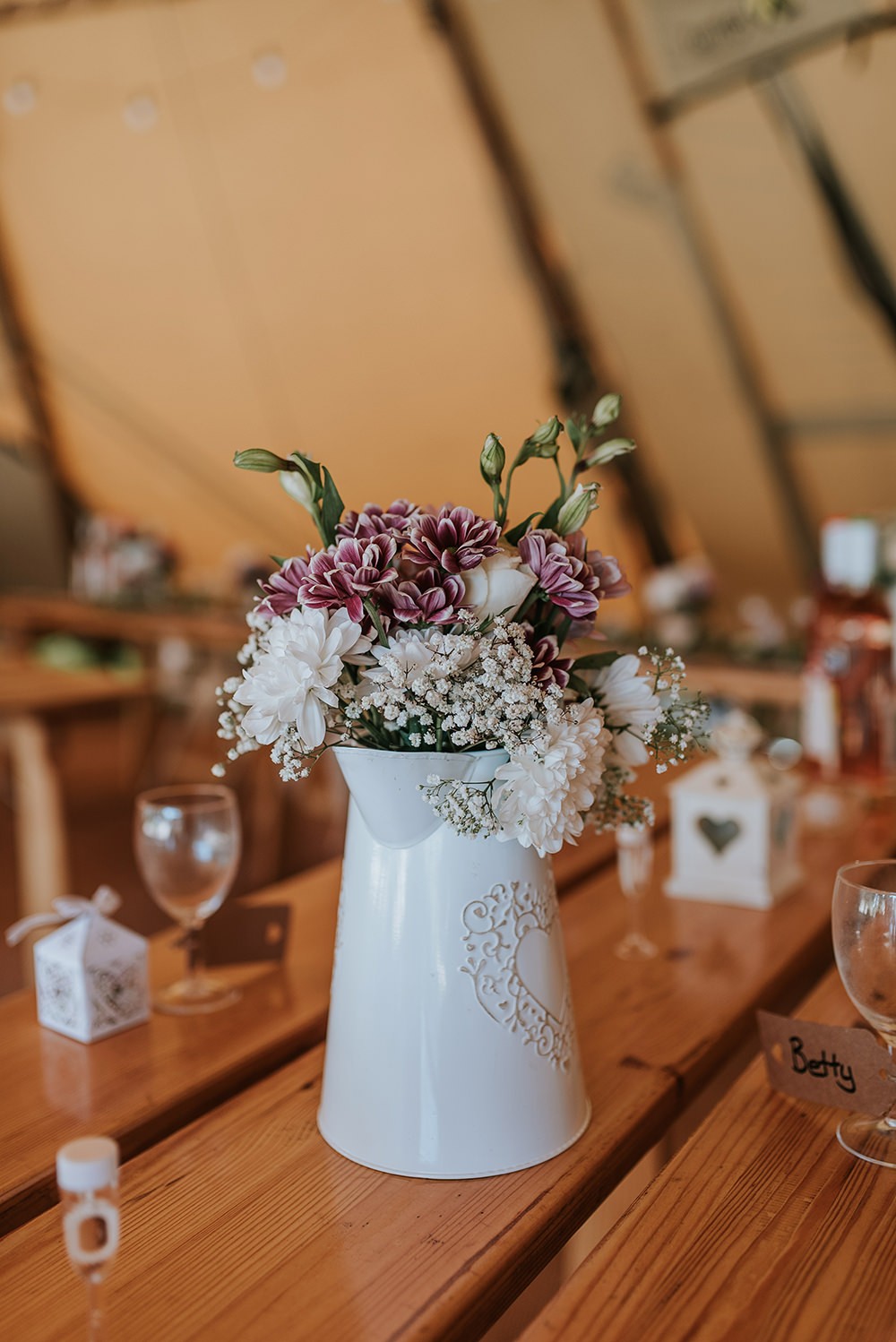 Rustic Summer Festival Lakeside Wedding