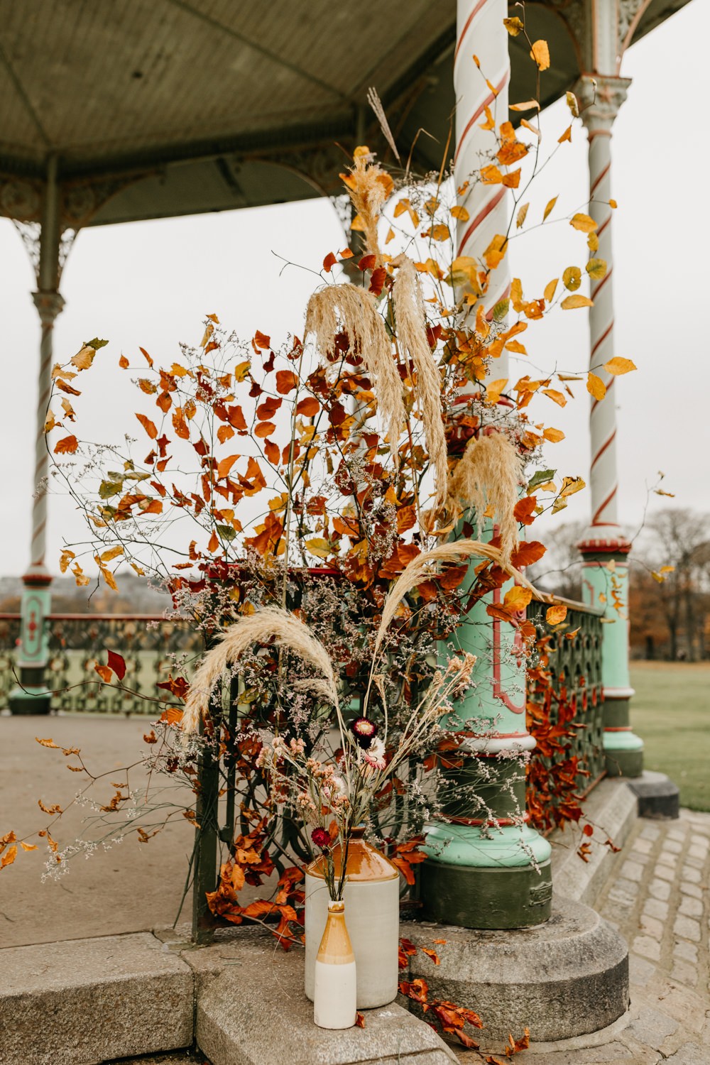 Laidback & Fun Autumn Bandstand Micro Wedding