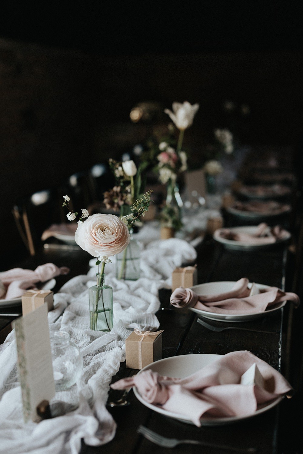 Relaxed Personal & Fun Spring Blush Pink Barn Wedding