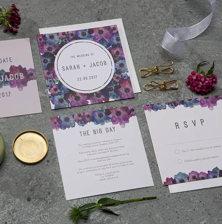 15% off Wedding Stationery by Fig + Fern Studio