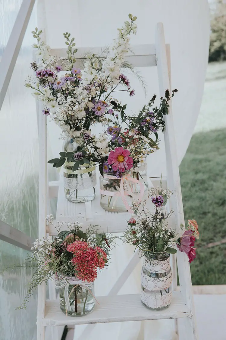 Flowers In Jars