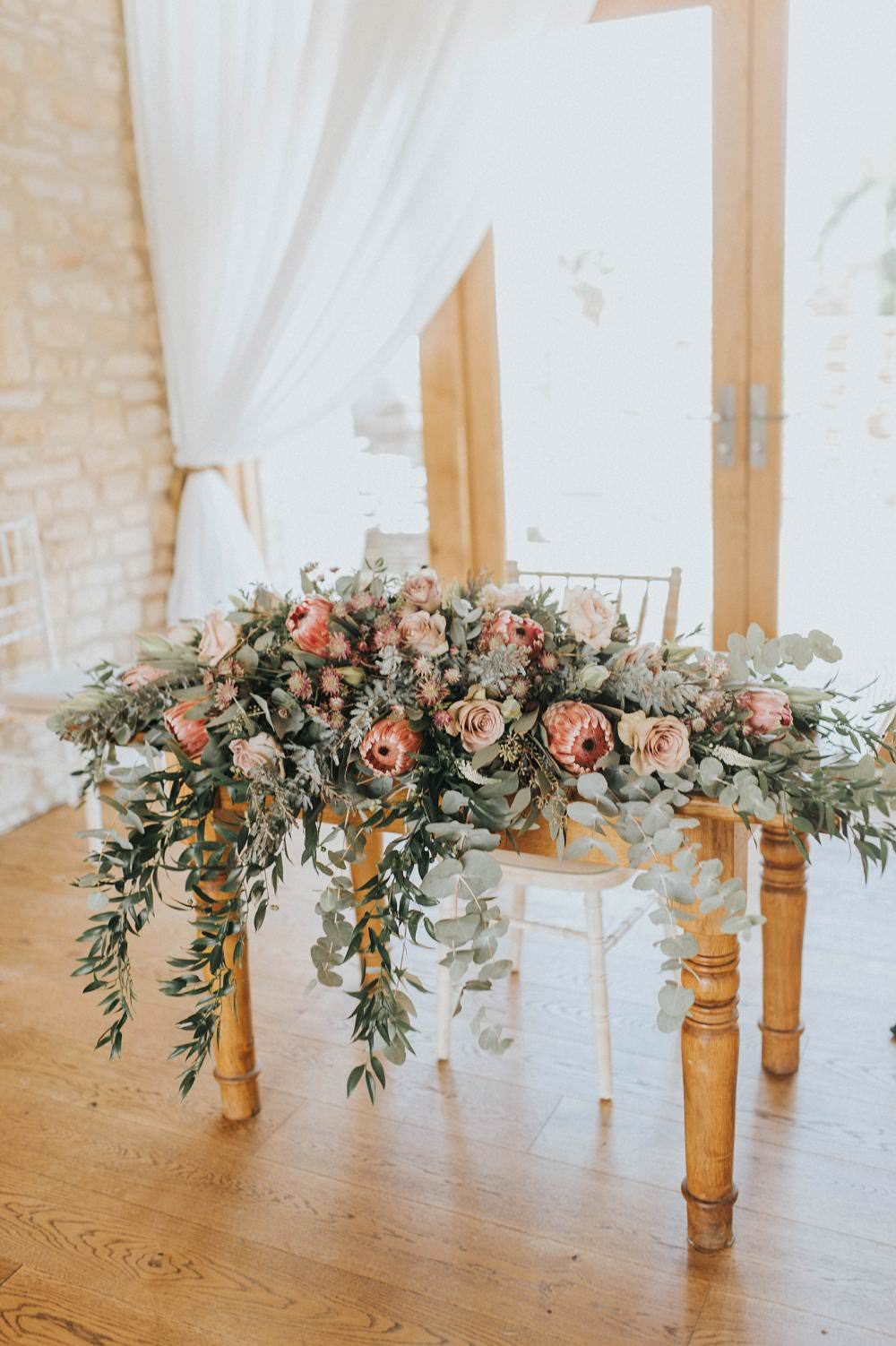 Ceremony Table Flowers