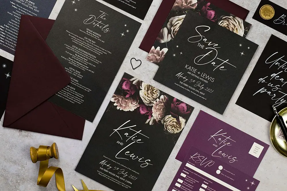 Wild Moon Wedding Stationery