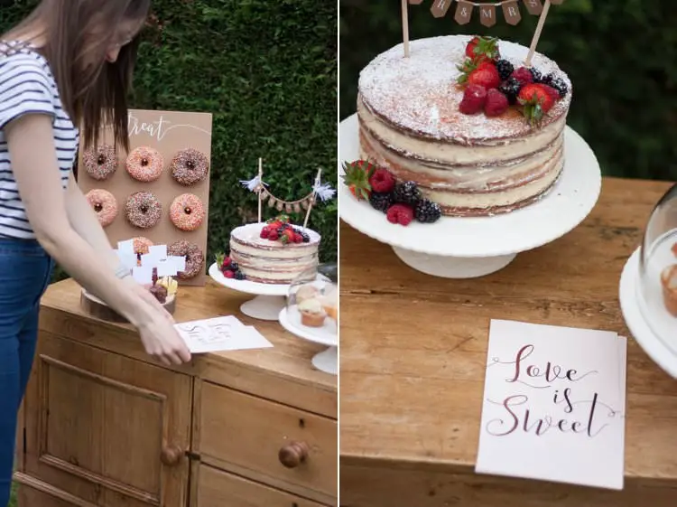 Styling the Wedding Dessert Table