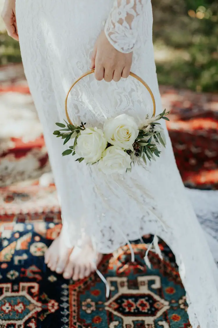 Floral Hoops