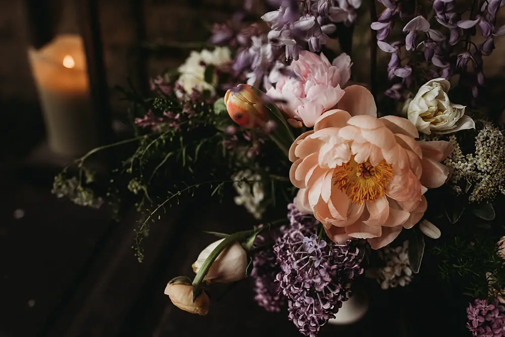 Pretty Spring Country Garden Barn Wedding