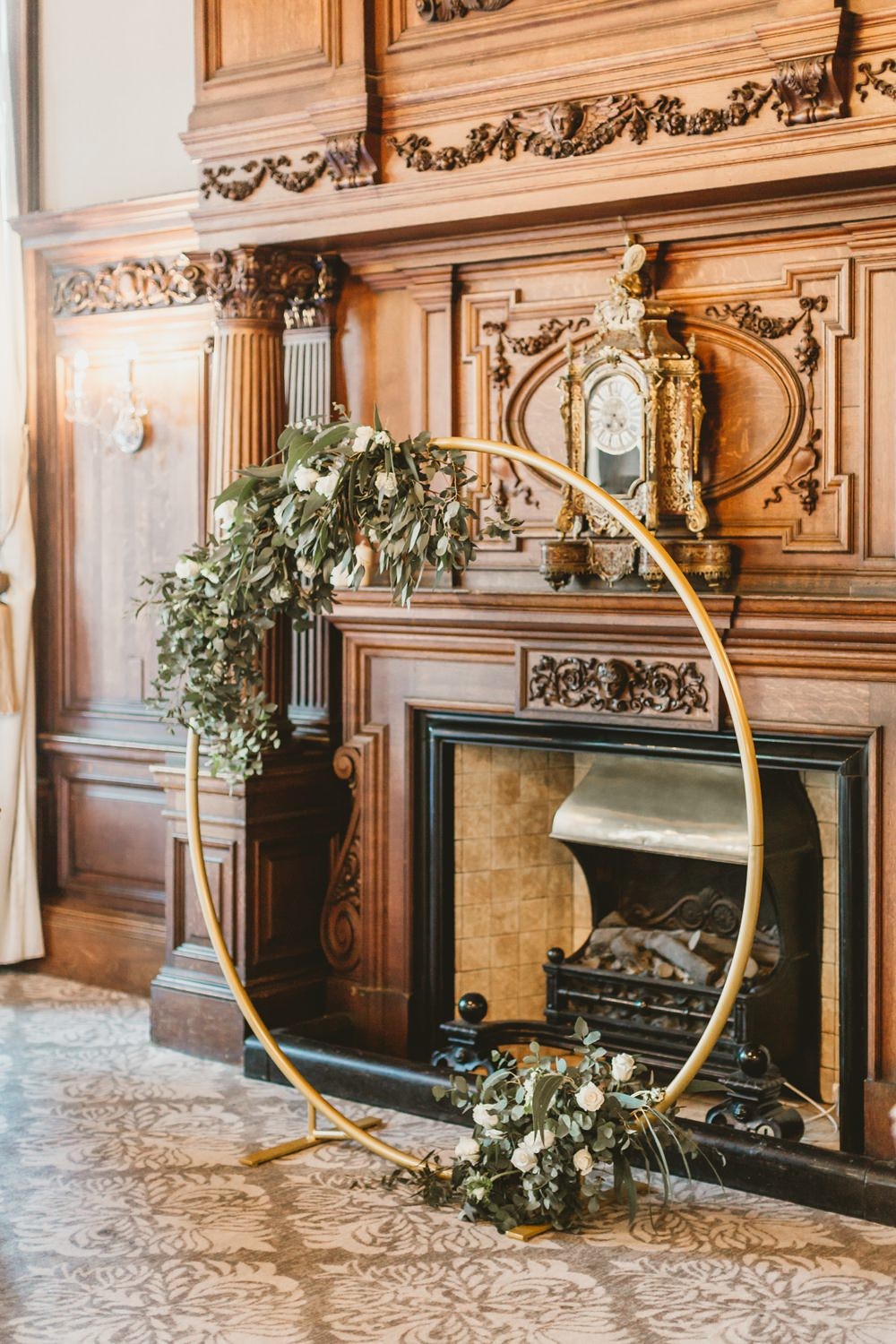 Gold Wedding Arch